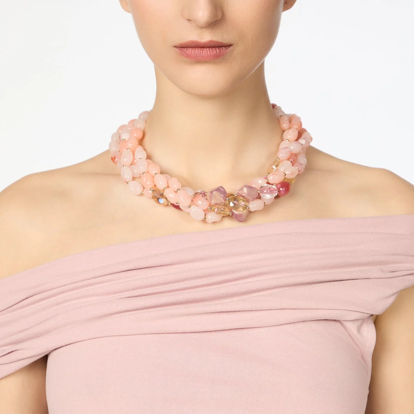 Collana torchon Santa Margherita - Bianco