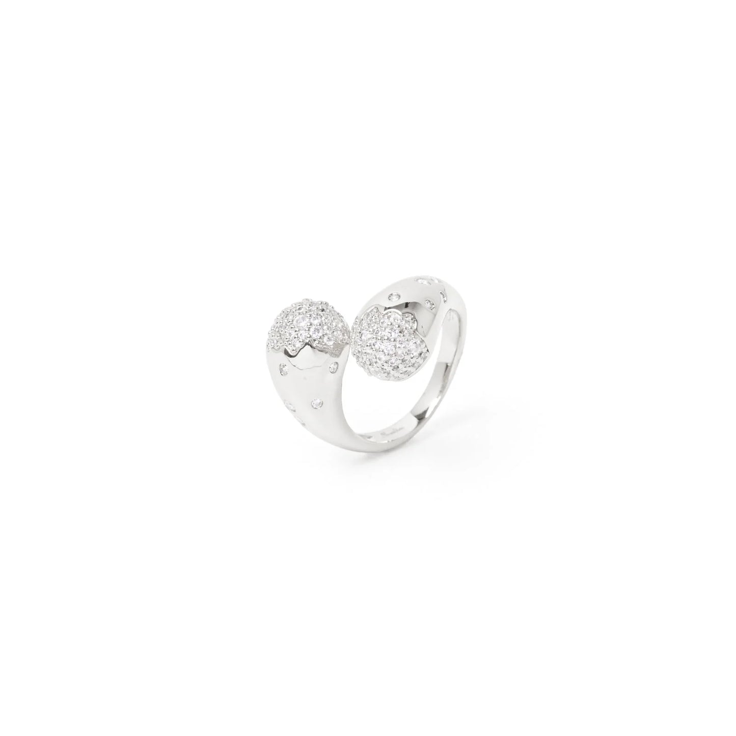 Anello contrarier Trinità dei Monti - Argento