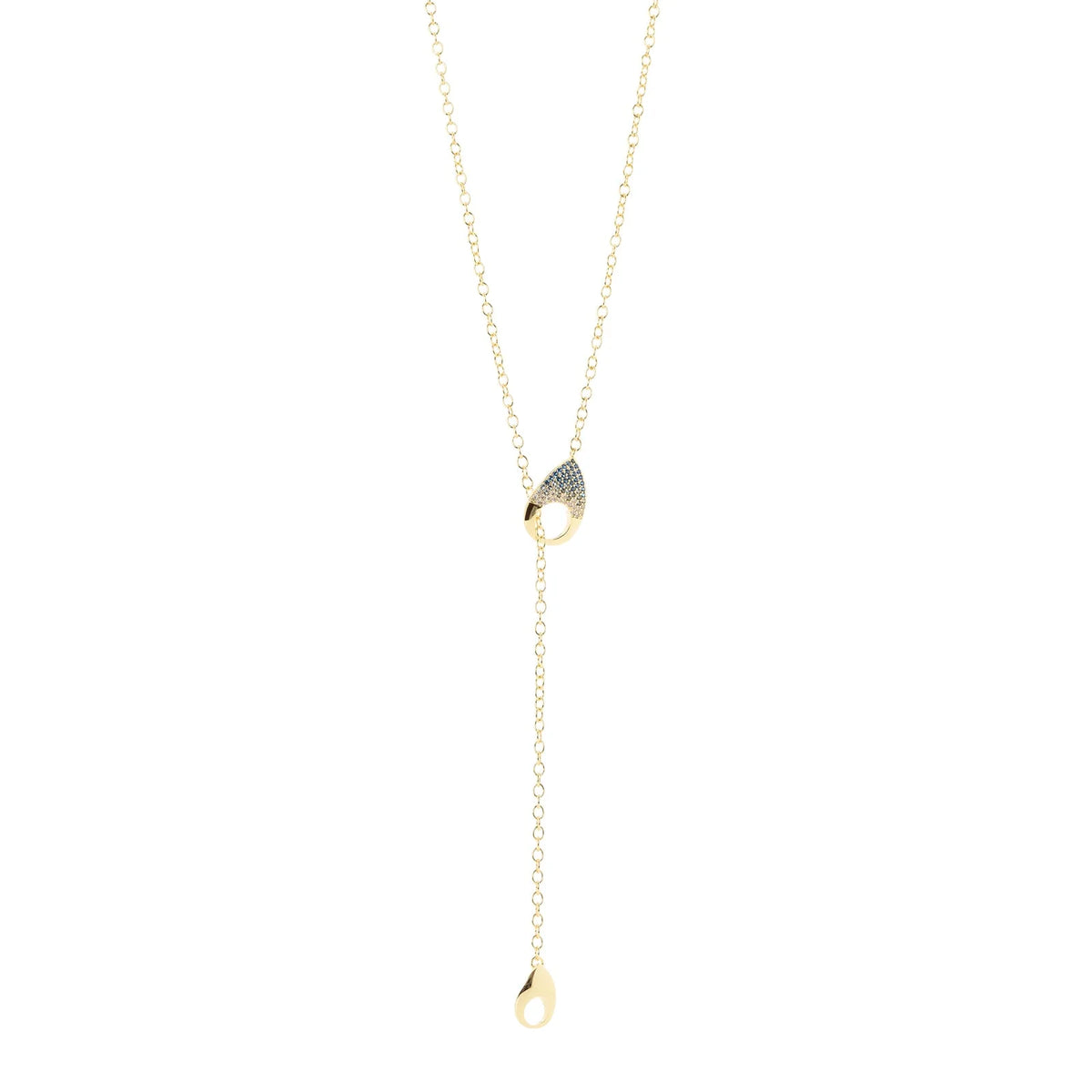 Collana lunga a cravatta Deva - Oro