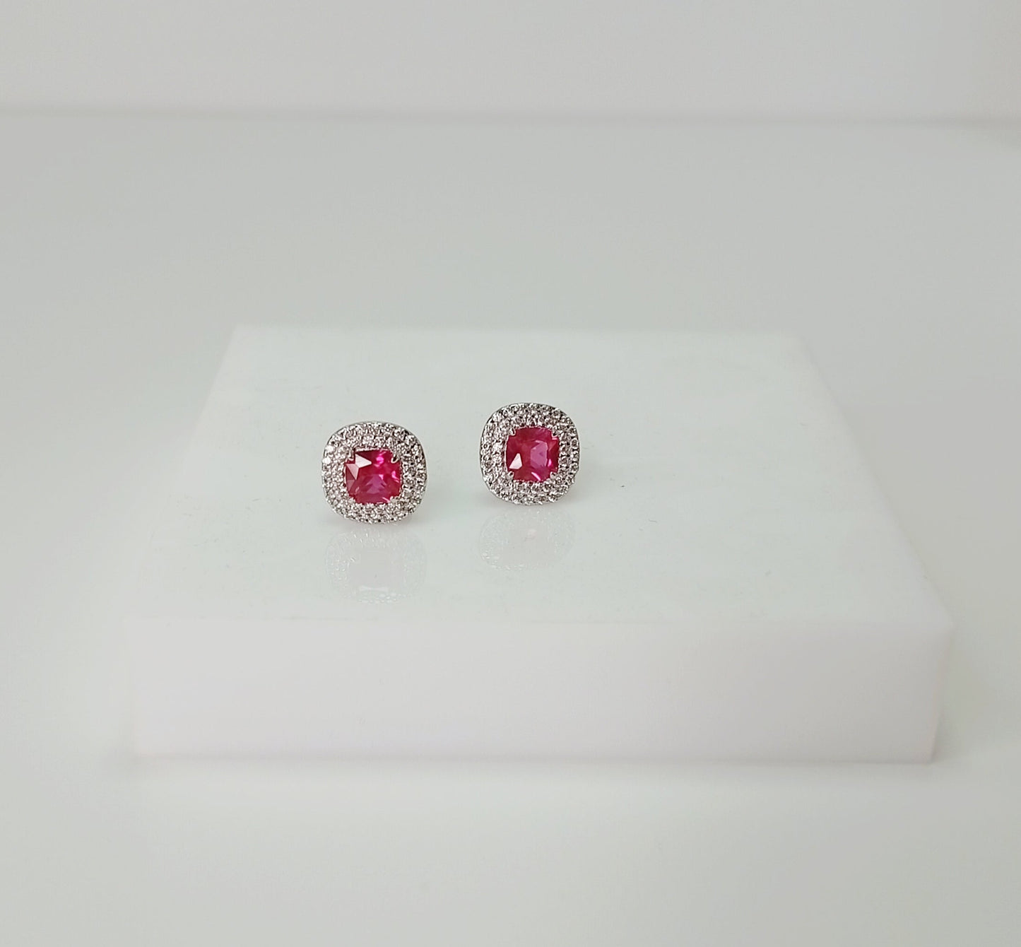 Punti luce quadrati in Argento925 Rebecca