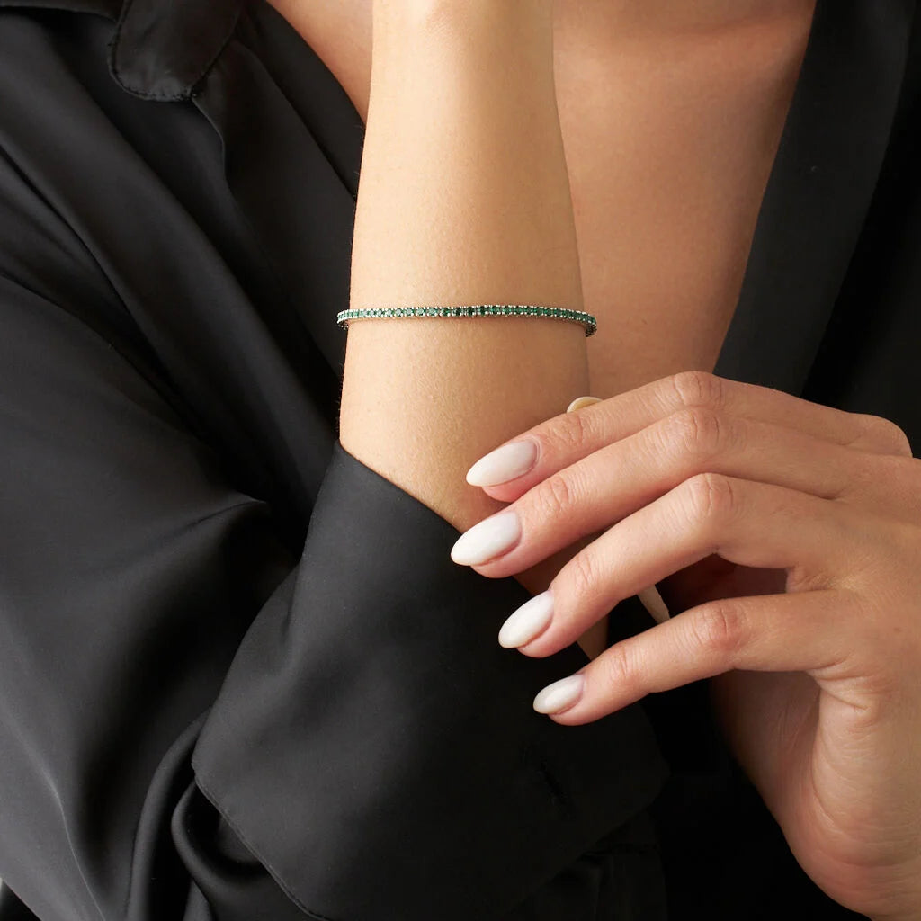 Bracciale Tennis verde