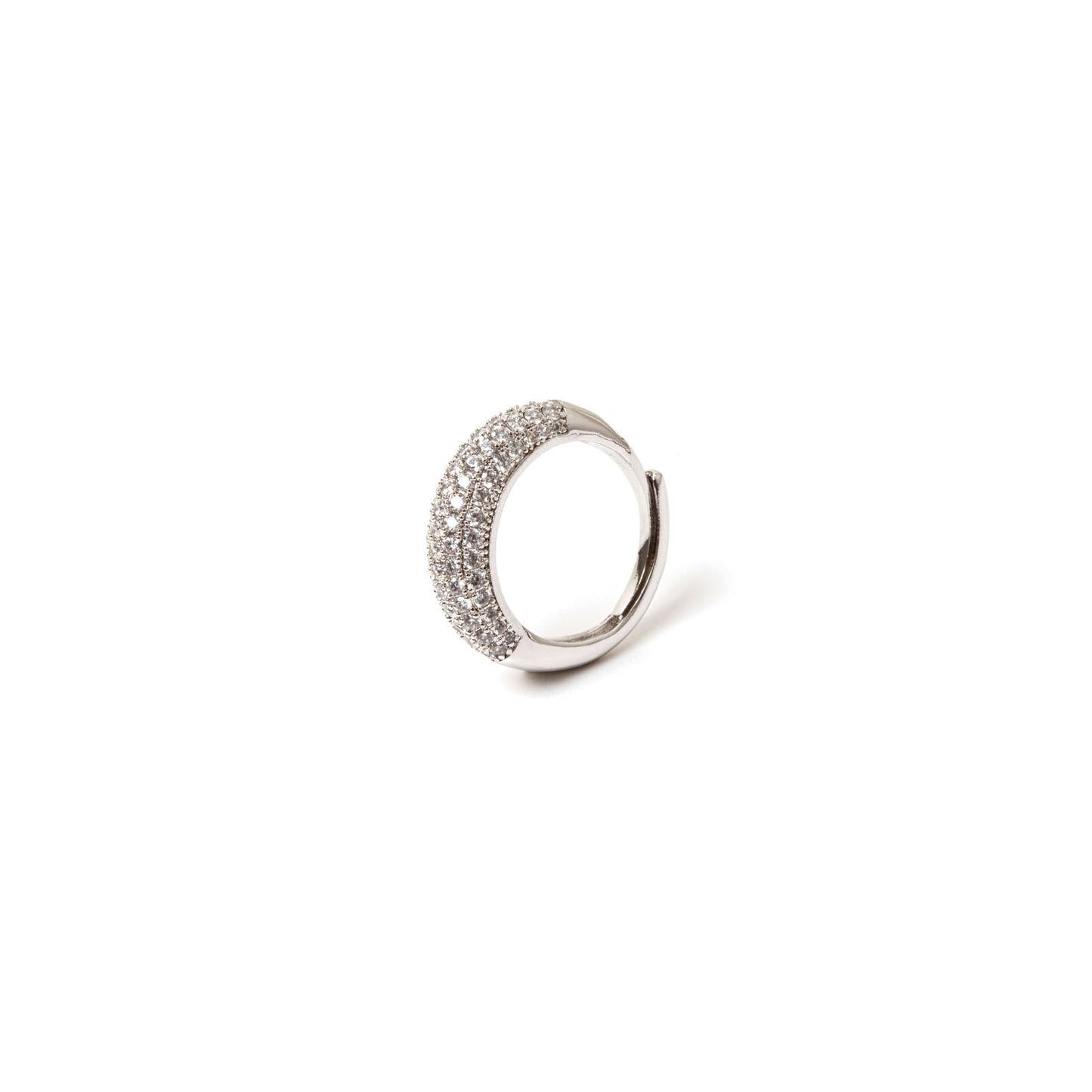 Anello a fascia affusolata Judith - Argento