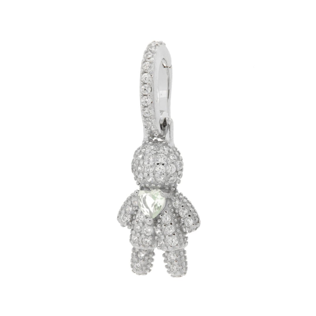 Ciondolo in Argento 925 con bimbo zirconato