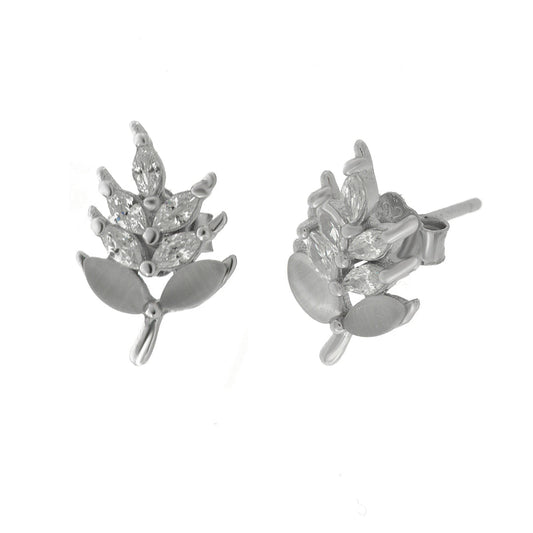 Orecchini in Argento 925 con fiori a lobo