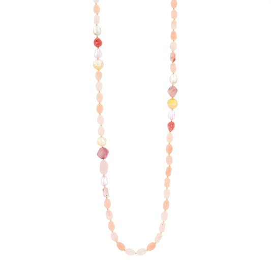 Collana lunga Santa Margherita - Bianco