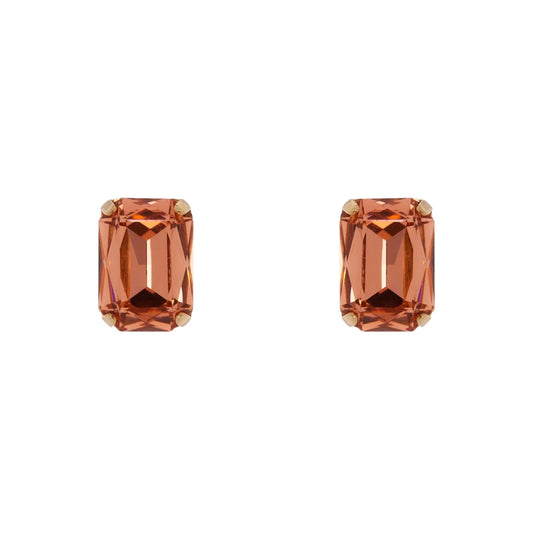 Orecchini cristallo emerald Santa Margherita - Rosa