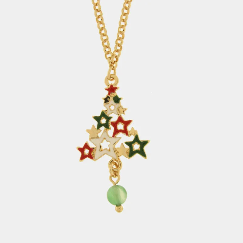 Collana in Metallo con stelle a forma di albero