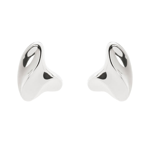 Orecchini con elemento tridimensionale Amaranta - Argento