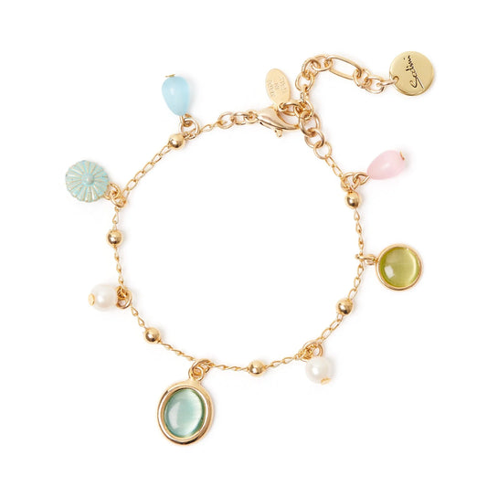 Bracciale catena e piccoli pendenti Tarocchi - Multicolor