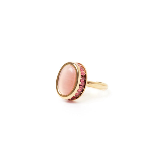 Anello con cilindretto Tarocchi - Rosa