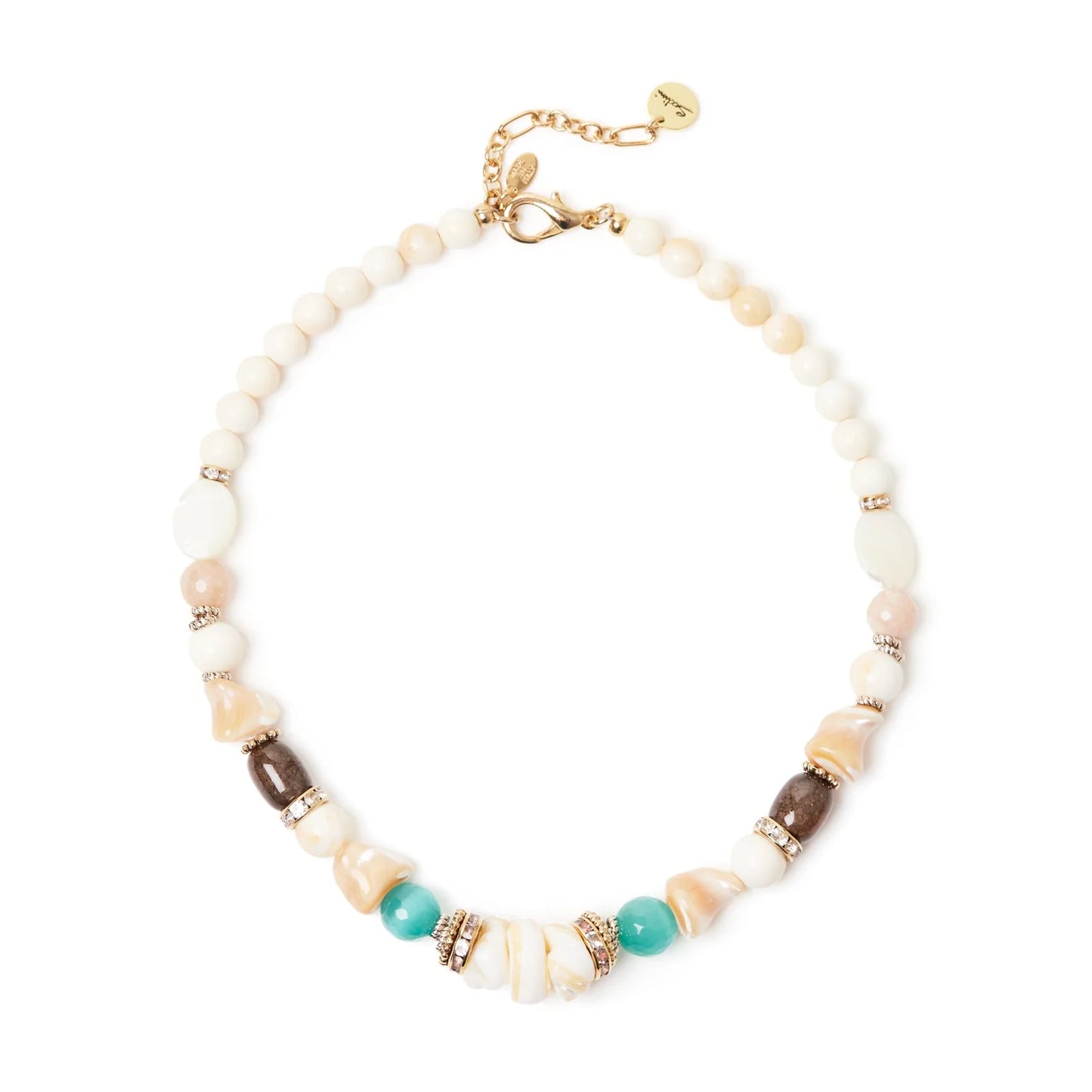 Girocollo boule, bonbon e madreperla Maresia - Multicolor