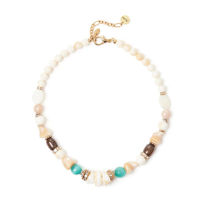 Girocollo boule, bonbon e madreperla Maresia - Multicolor