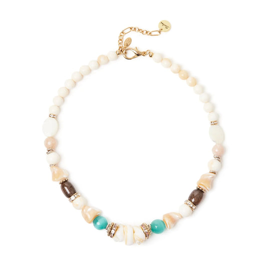 Girocollo boule, bonbon e madreperla Maresia - Multicolor