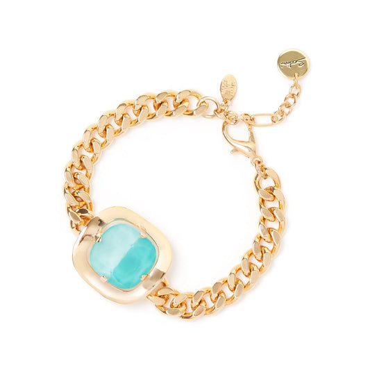 Bracciale con charm geometrico Ribera - Blu