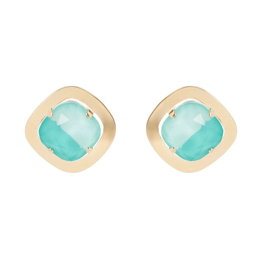 Orecchini geometrici Ribera - Blu