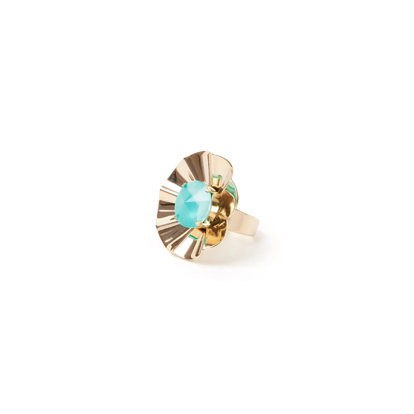 Anello a fiore Ribera - Blu