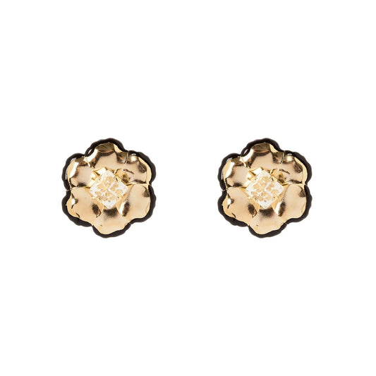 Orecchini piccolo fiore La Dame - Oro