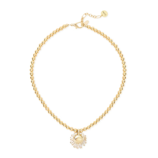 Collana sfere e semisfera Ember - Oro