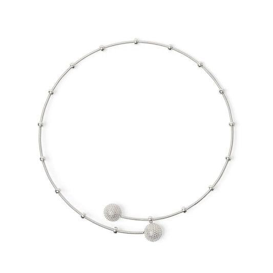 Collana corta a filo Pompei - Argento