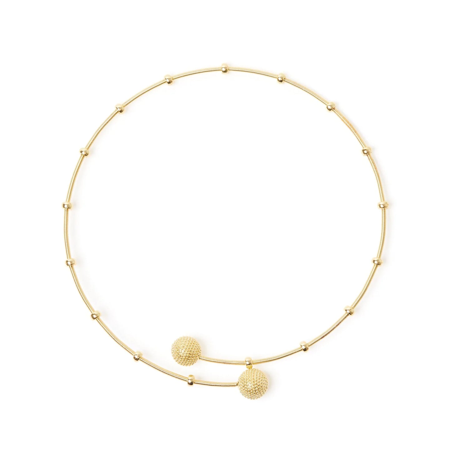 Collana corta a filo Pompei - Oro