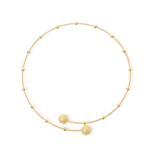 Collana corta a filo Pompei - Oro