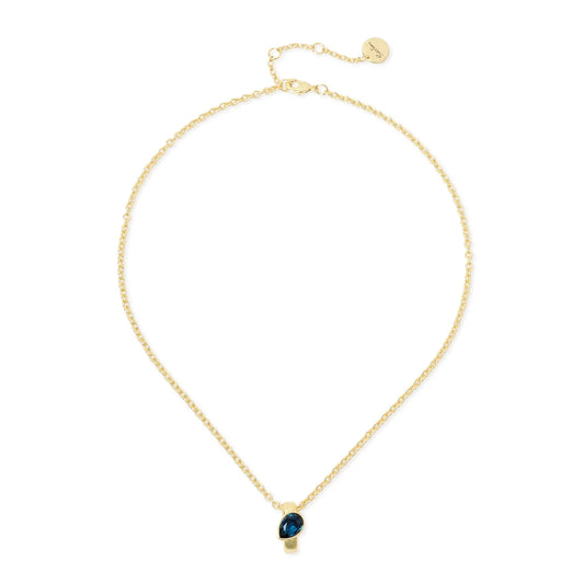 Collana corta anello goccia Emilia - Multicolor