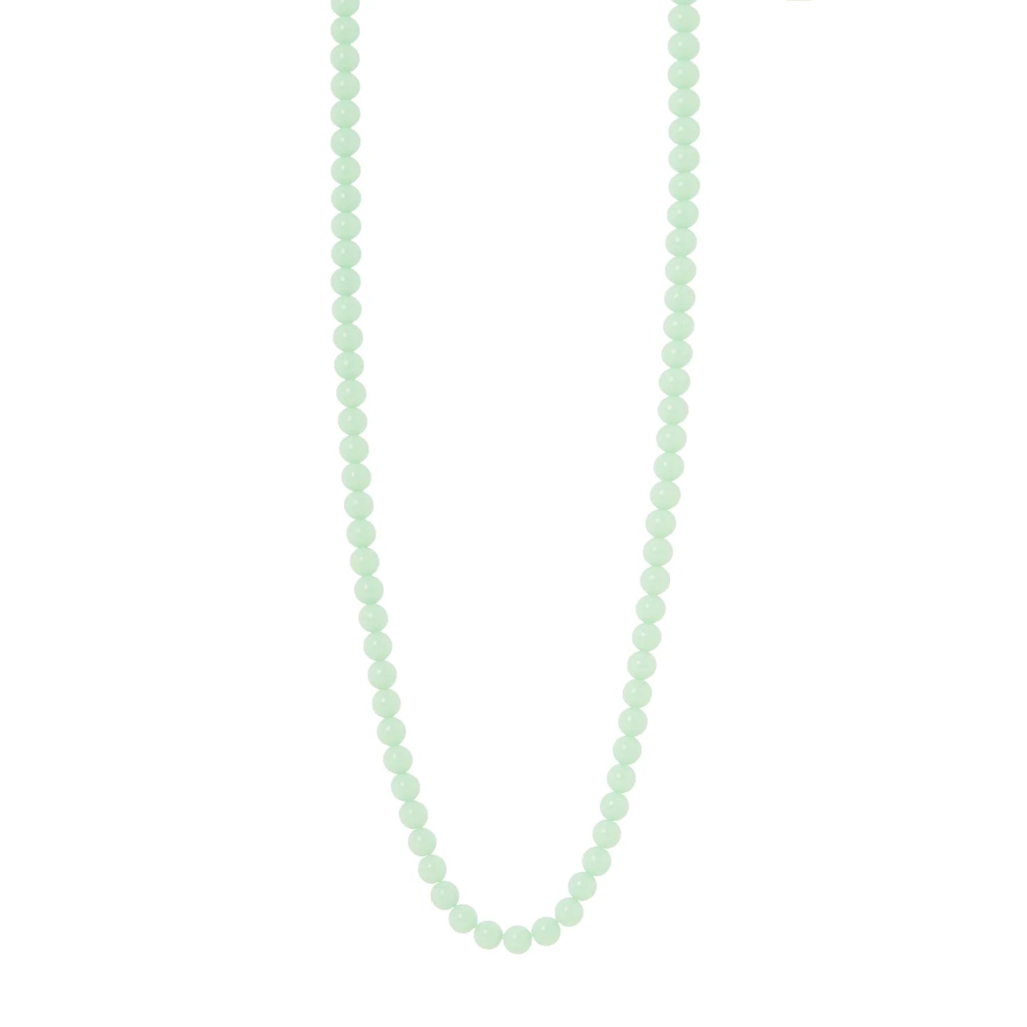 Collana lunga boule verde chiaro Apuana - Verde