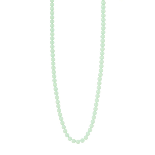 Collana lunga boule verde chiaro Apuana - Verde