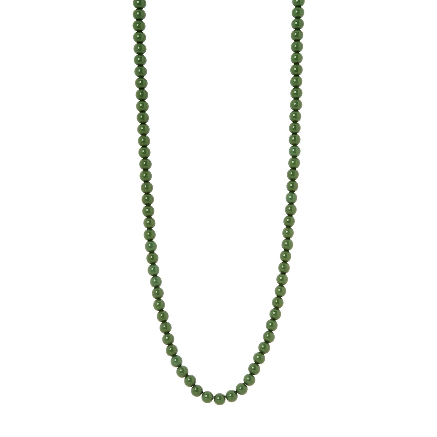 Collana lunga boule verde scuro Apuana - Verde