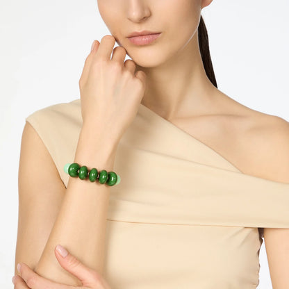 Bracciale elastico boule e bonbon Apuana - Verde