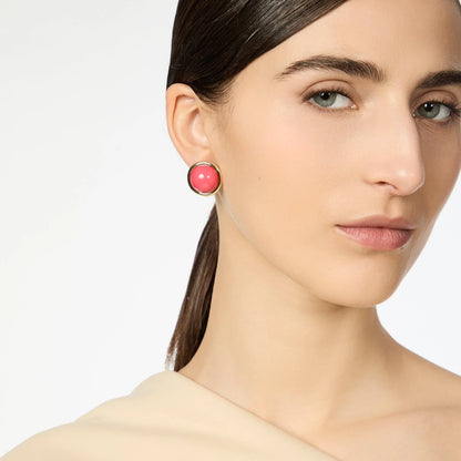 Orecchini cabochon Apuana - Rosso