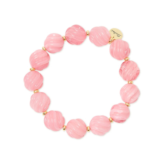 Bracciale elastico boule rigate Belle Epoque - Viola