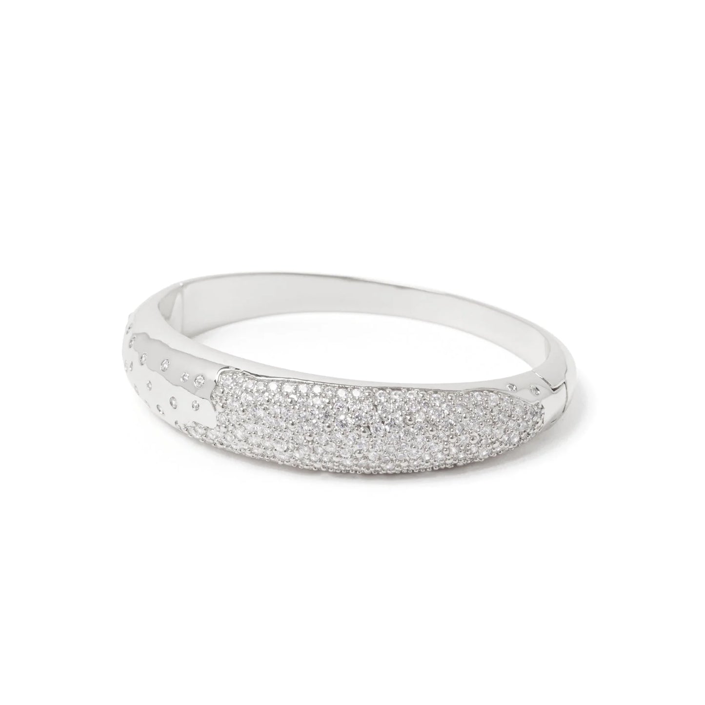 Bracciale rigido large Trinità dei Monti - Argento