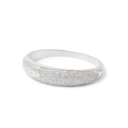 Bracciale rigido large Trinità dei Monti - Argento