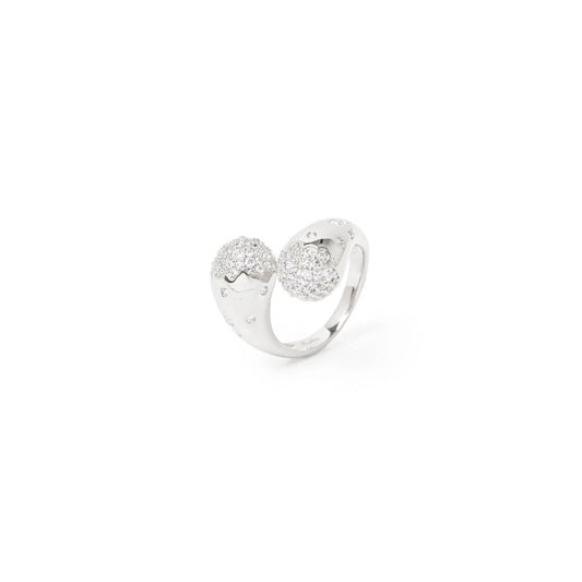 Anello contrarier Trinità dei Monti - Argento