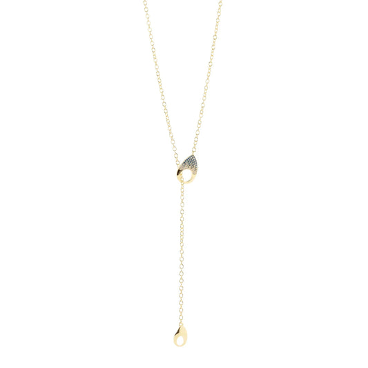 Collana lunga a cravatta Deva - Oro