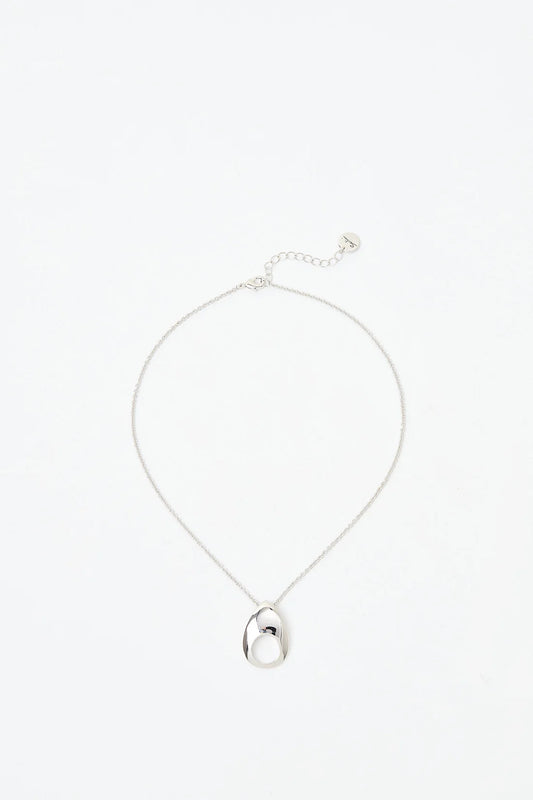 Collana corta pendente a goccia Deva - Argento