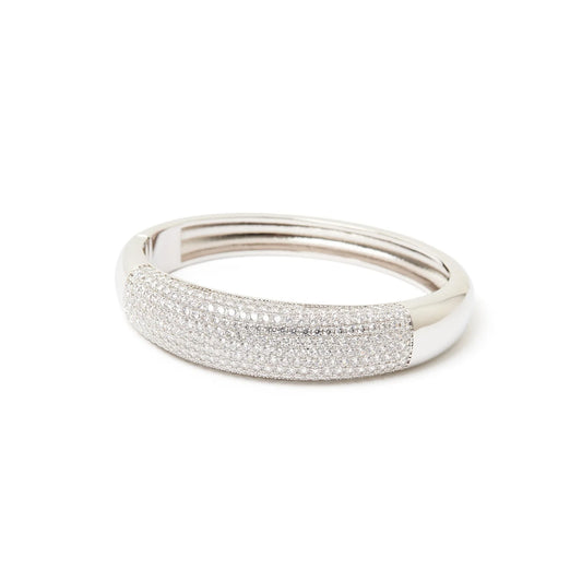 Bracciale bangle fascia alta Deva - Argento