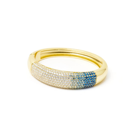 Bracciale bangle fascia alta Deva - Oro