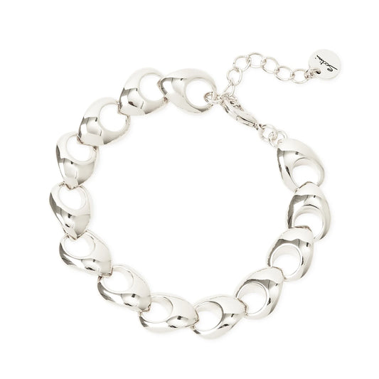 Bracciale gocce cave Deva - Argento