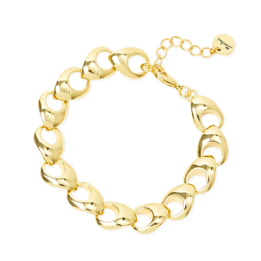 Bracciale gocce cave Deva - Oro