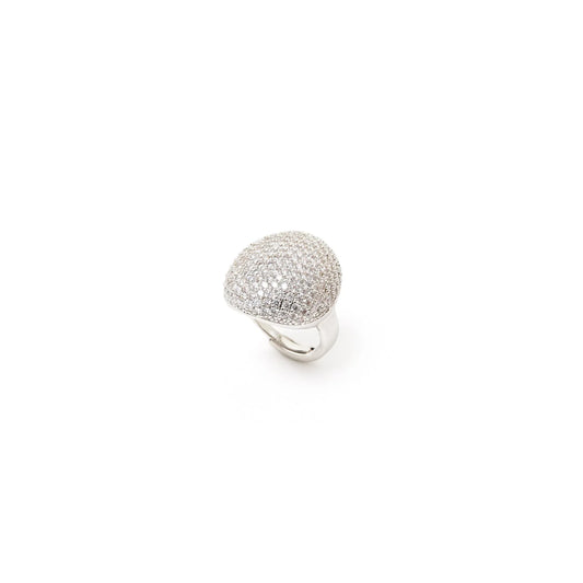 Anello cupola pavè Deva - Argento