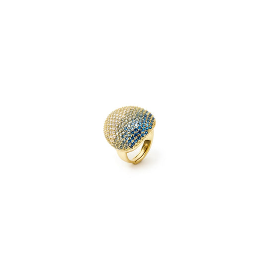 Anello cupola pavè Deva - Oro