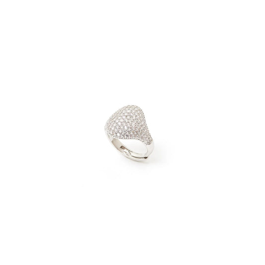 Anello fascia pavè Deva - Argento