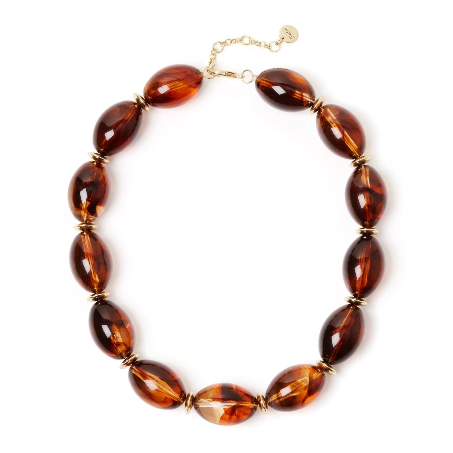 Collana corta a olivine Vieste - Ambra