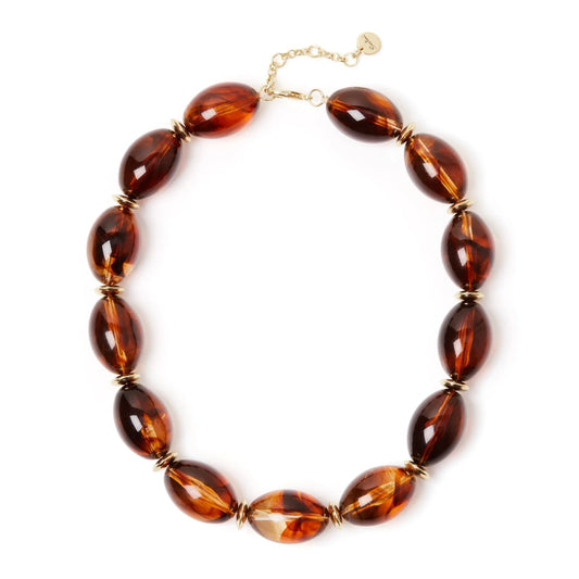 Collana corta a olivine Vieste - Ambra