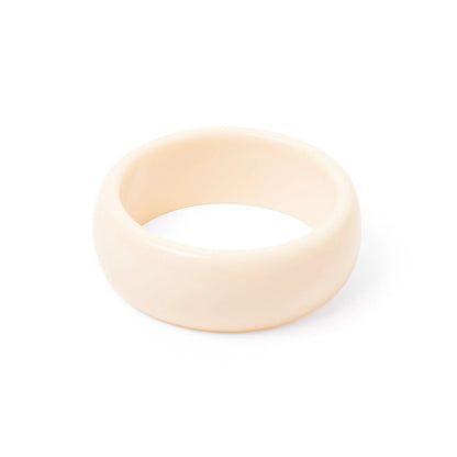 Bracciale rigido fascia alta Vieste - Avorio