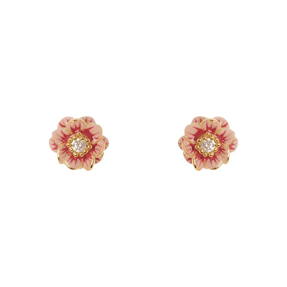 Orecchini piccolo fiore Hanami - Rosa