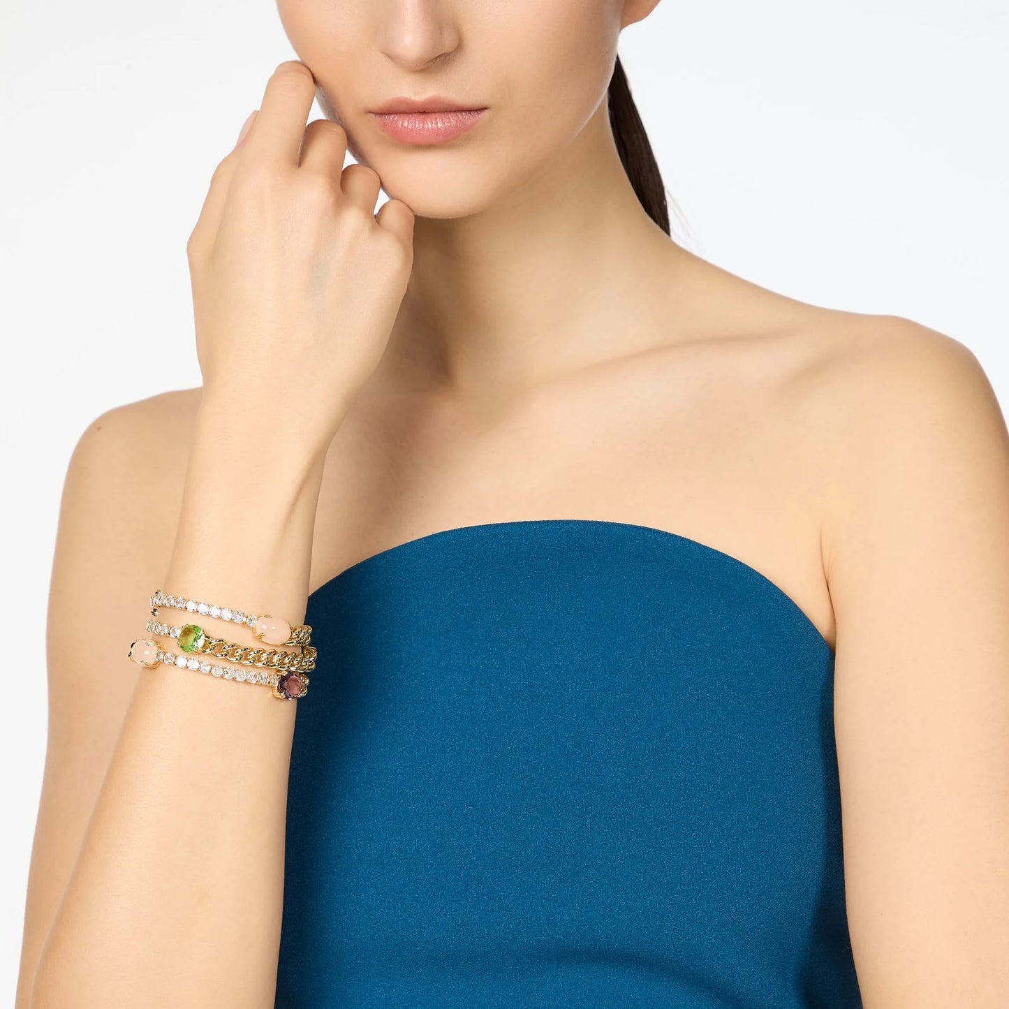 Bracciale a tre fili Ninfa - Multicolor