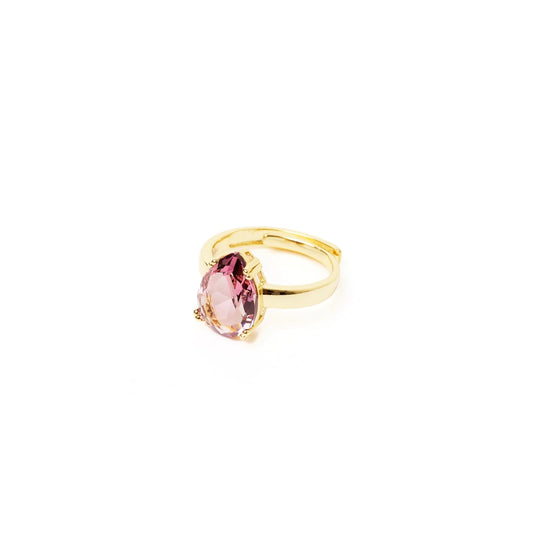 Anello cristallo a goccia Ninfa - Viola